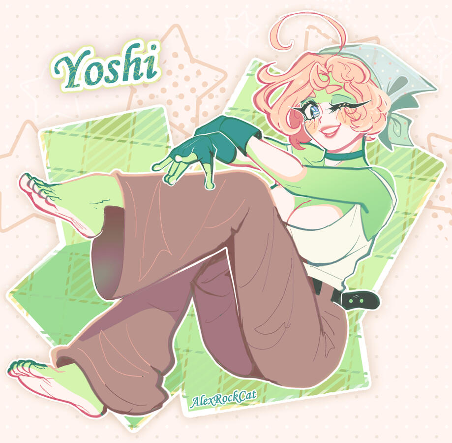 Yoshi (OC by AlexRockCat)